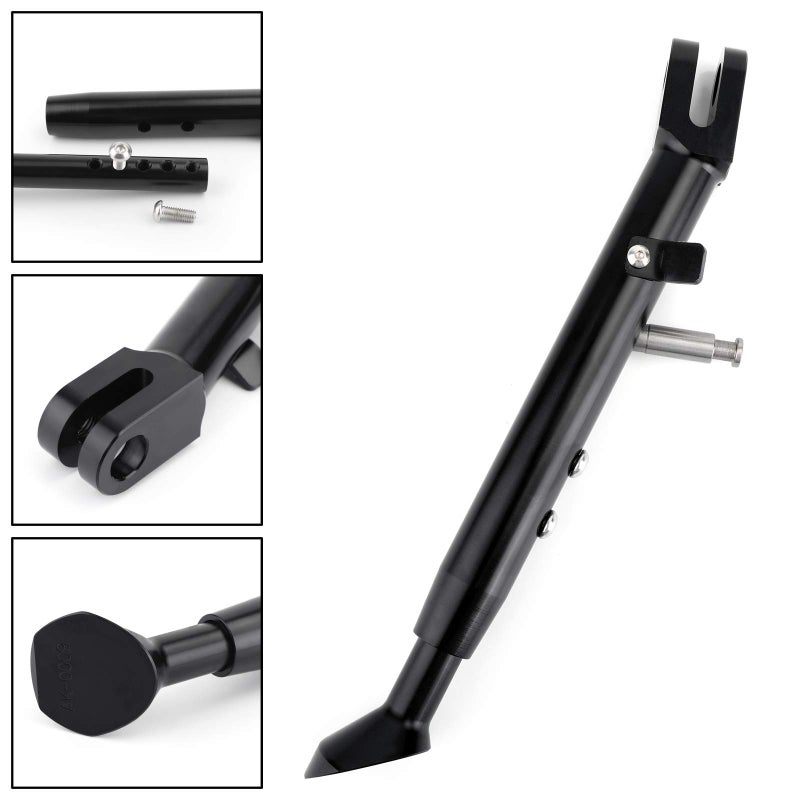 Bruce & Shark Adjustable CNC Aluminum Kickstand for Suzuki GSXR600 2001-2010, for Suzuki GSXR750 2000-2010, for Suzuki GSXR1000 2001-2006 Black - Image 2
